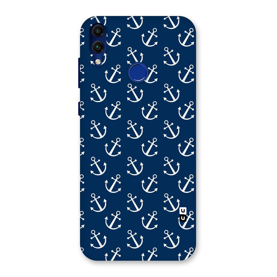 Anchor Zig Pattern Back Case for Honor 8C