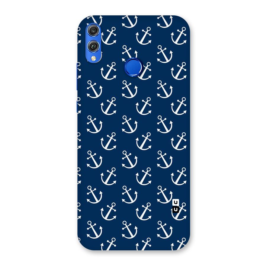 Anchor Zig Pattern Back Case for Honor 8X