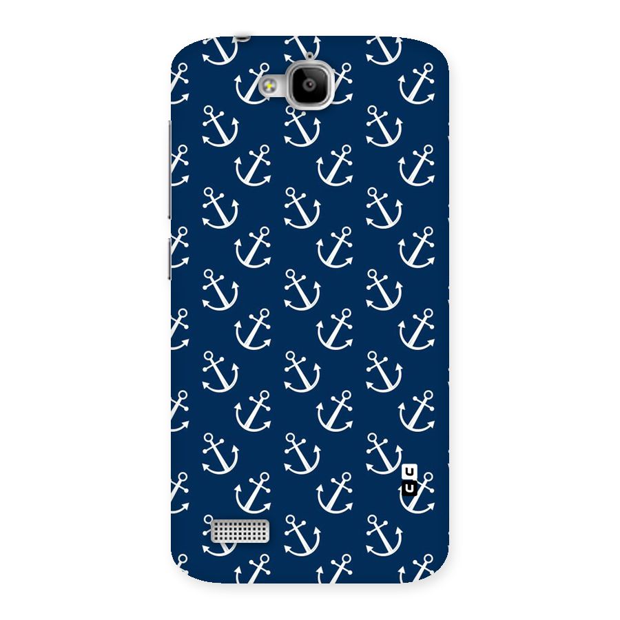 Anchor Zig Pattern Back Case for Honor Holly