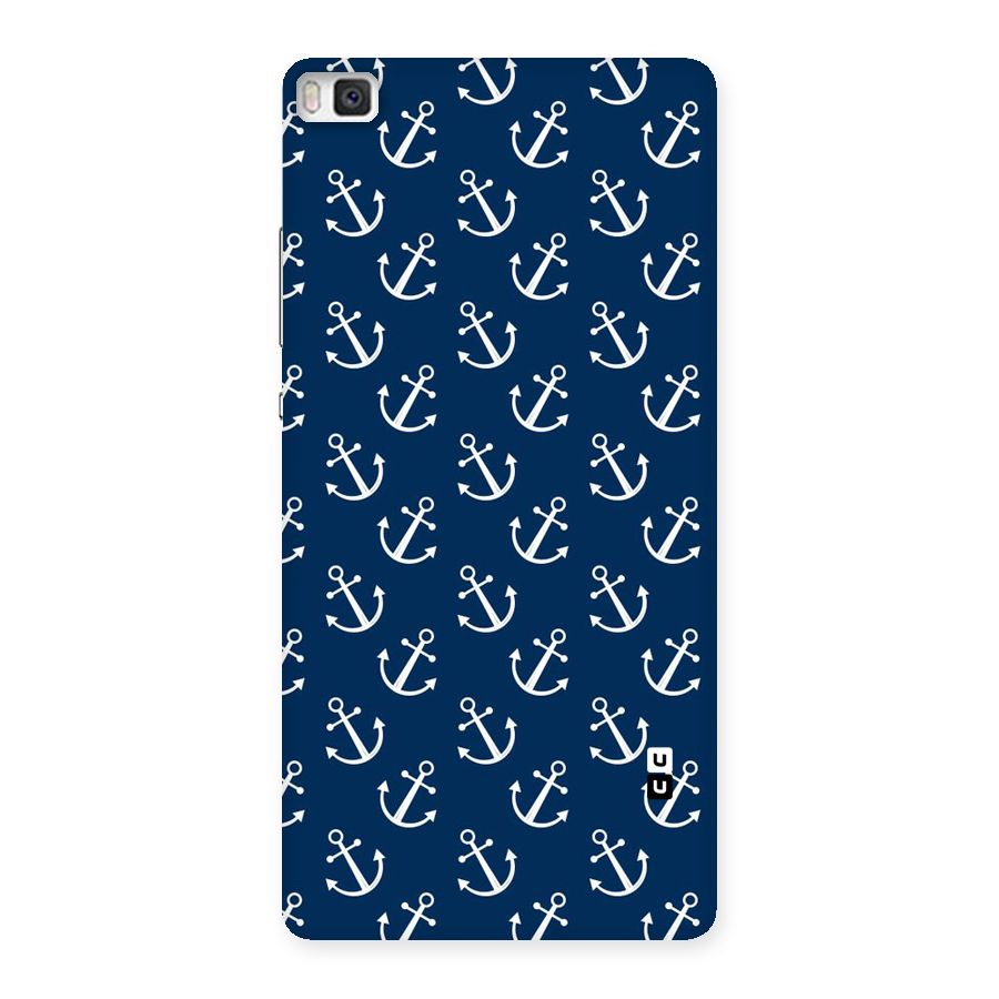 Anchor Zig Pattern Back Case for Huawei P8