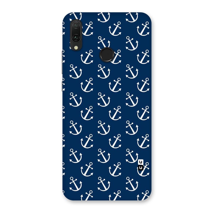 Anchor Zig Pattern Back Case for Huawei Y9 (2019)