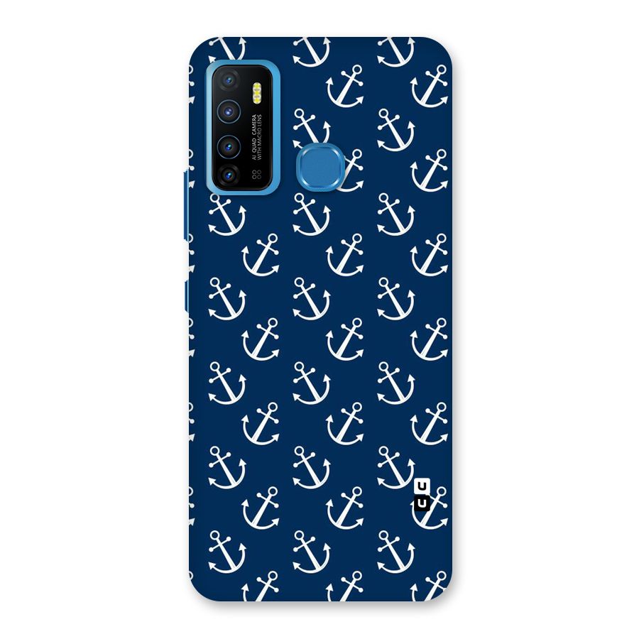 Anchor Zig Pattern Back Case for Infinix Hot 9