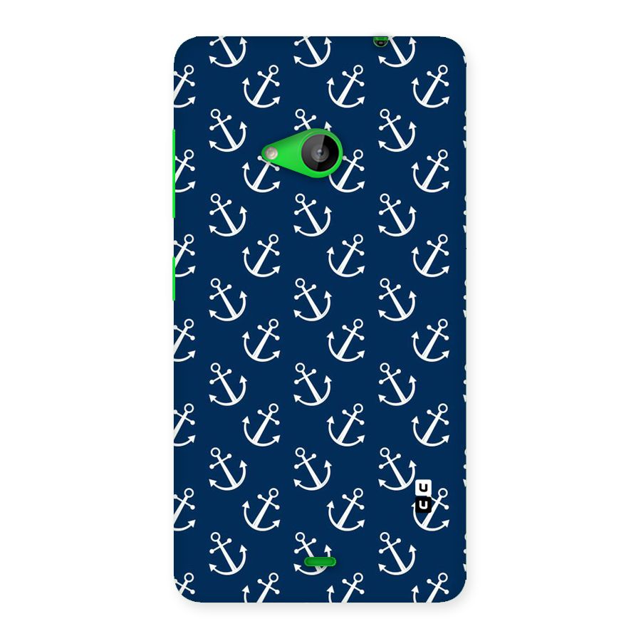 Anchor Zig Pattern Back Case for Lumia 535