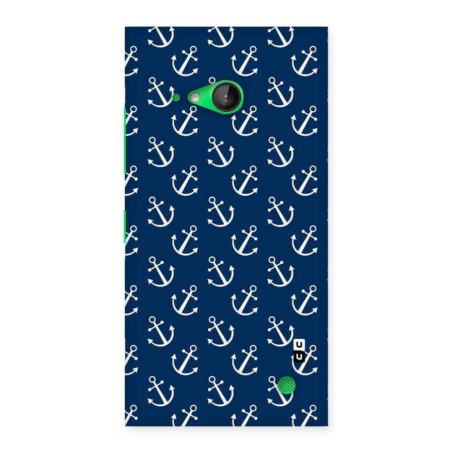 Anchor Zig Pattern Back Case for Lumia 730