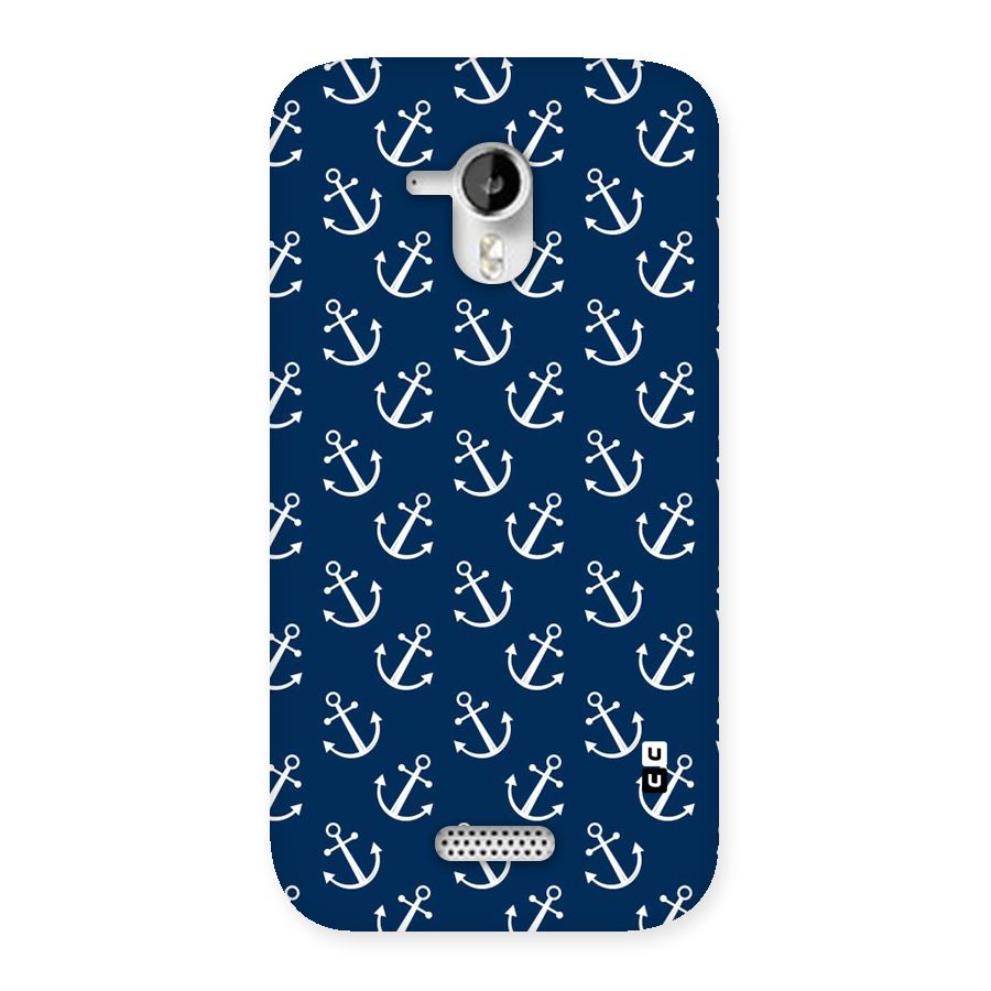 Anchor Zig Pattern Back Case for Micromax Canvas HD A116