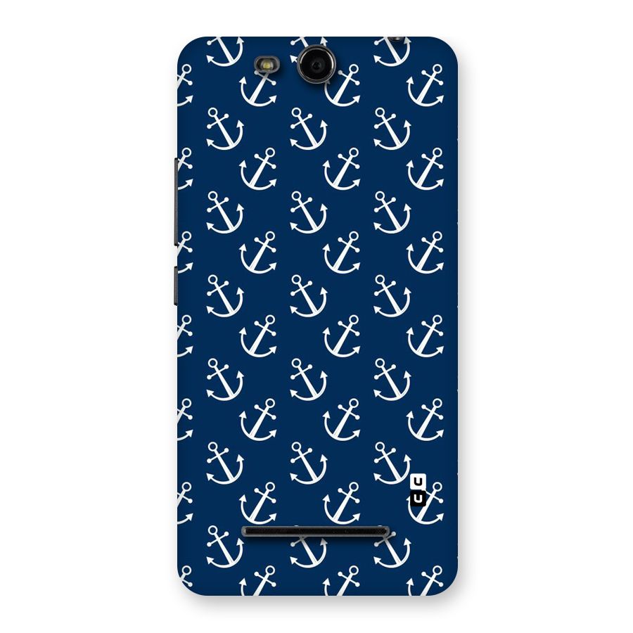 Anchor Zig Pattern Back Case for Micromax Canvas Juice 3 Q392