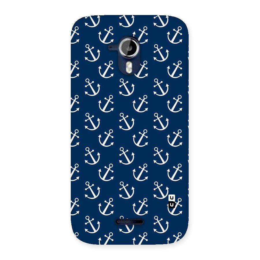 Anchor Zig Pattern Back Case for Micromax Canvas Magnus A117