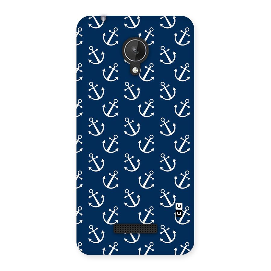 Anchor Zig Pattern Back Case for Micromax Canvas Spark Q380