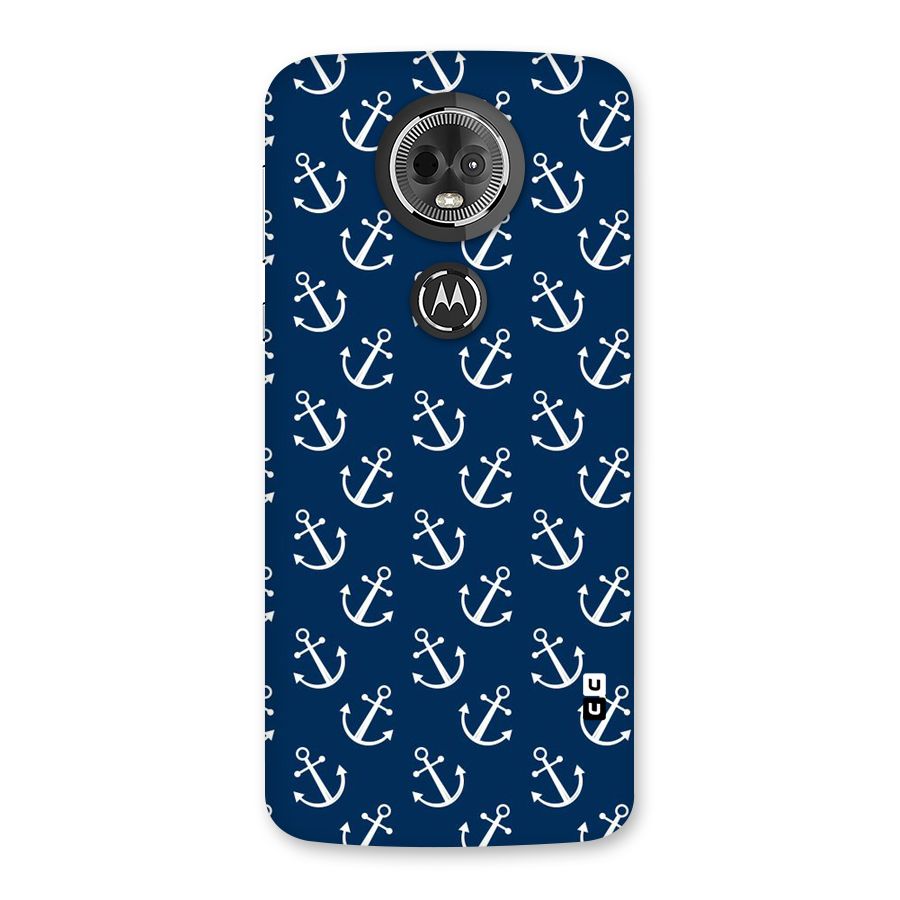 Anchor Zig Pattern Back Case for Moto E5 Plus
