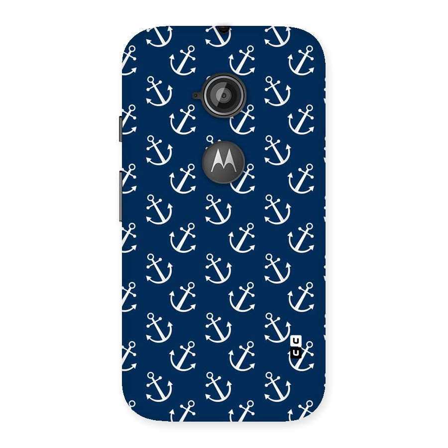 Anchor Zig Pattern Back Case for Moto E 2nd Gen