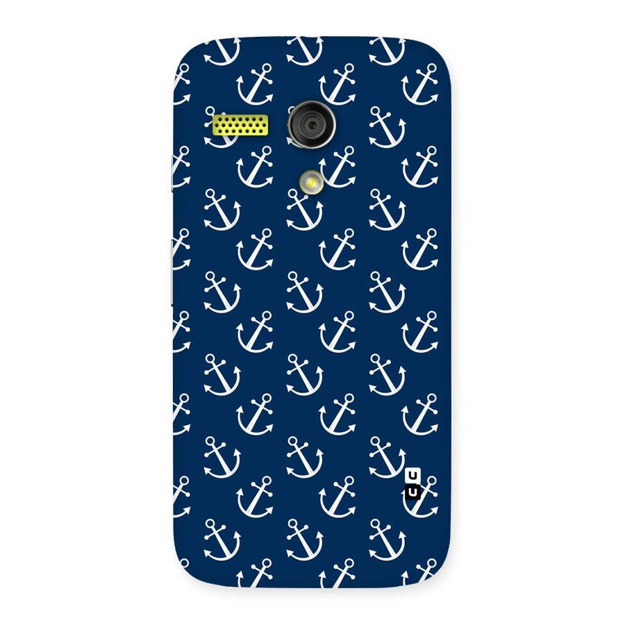 Anchor Zig Pattern Back Case for Moto G