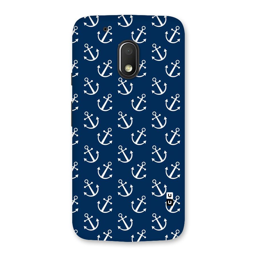 Anchor Zig Pattern Back Case for Moto G4 Play
