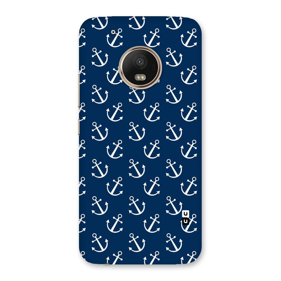 Anchor Zig Pattern Back Case for Moto G5 Plus