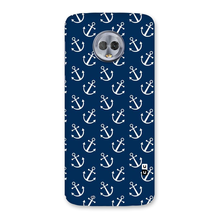 Anchor Zig Pattern Back Case for Moto G6