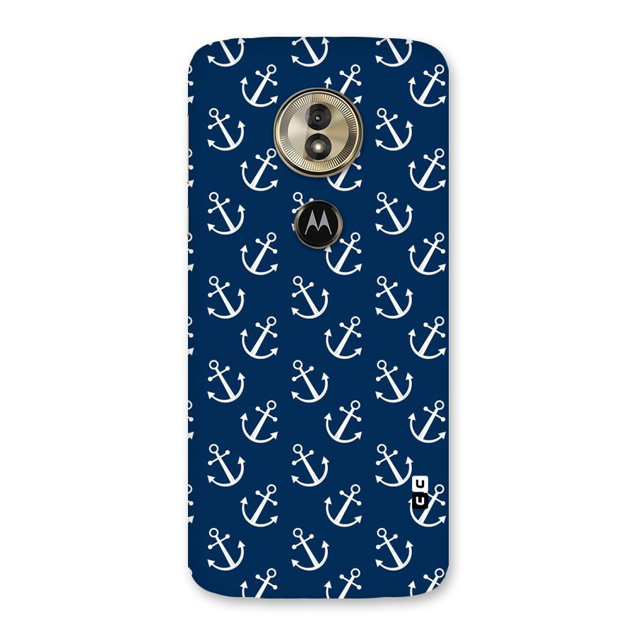 Anchor Zig Pattern Back Case for Moto G6 Play