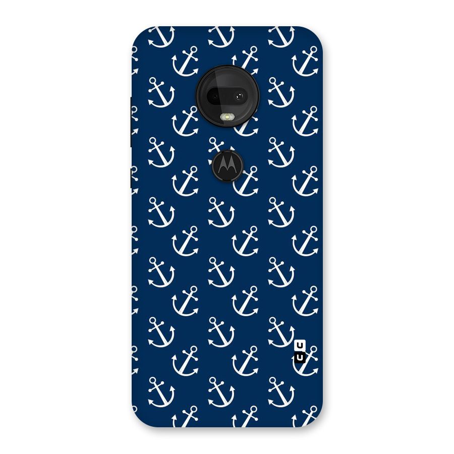 Anchor Zig Pattern Back Case for Moto G7