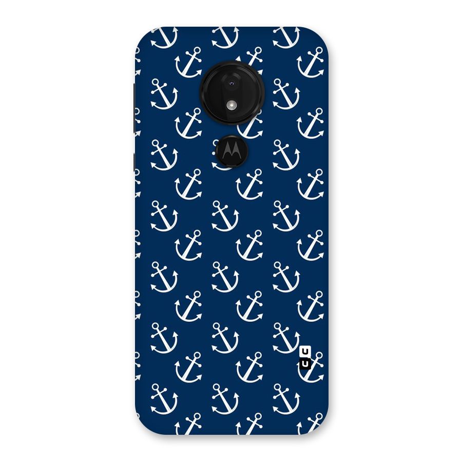 Anchor Zig Pattern Back Case for Moto G7 Power