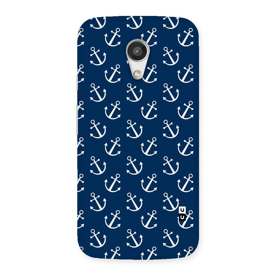 Anchor Zig Pattern Back Case for Moto G 2nd Gen
