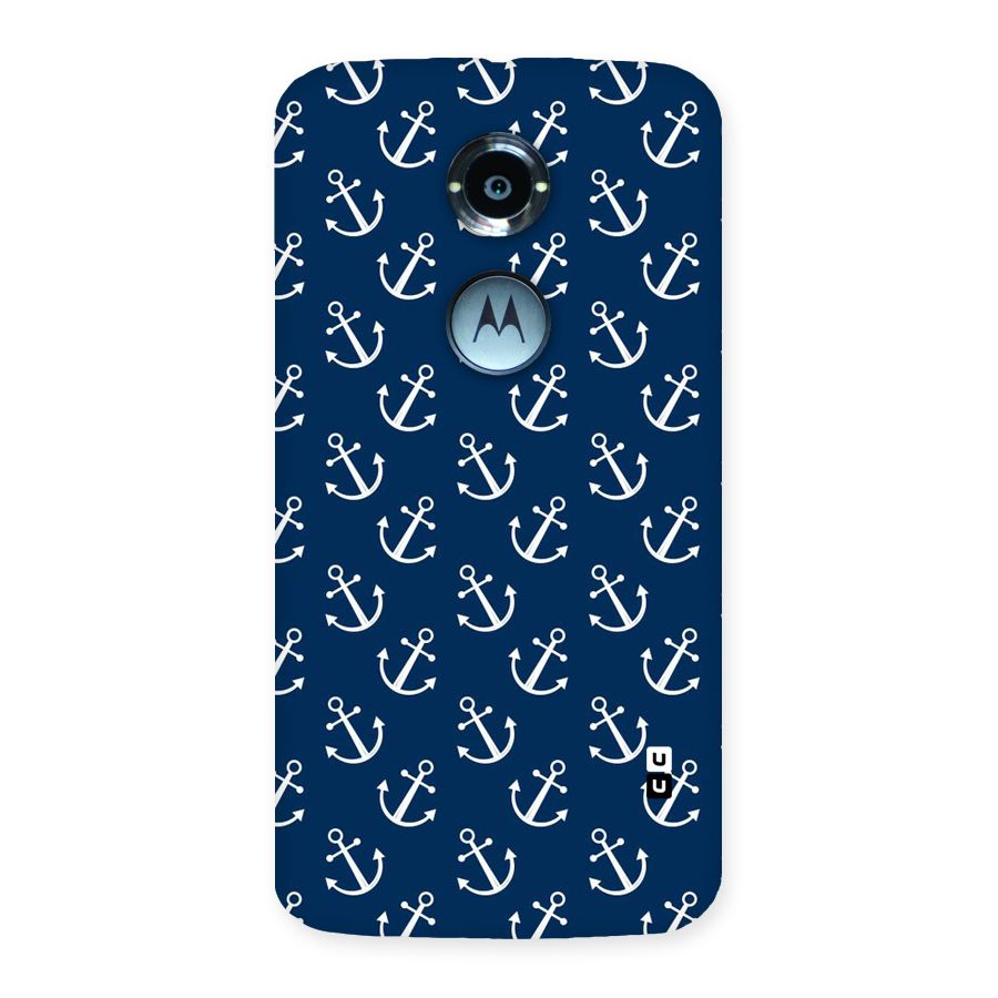 Anchor Zig Pattern Back Case for Moto X 2nd Gen