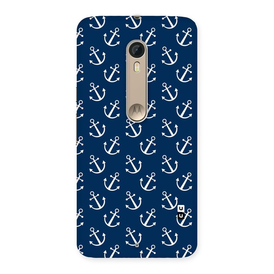 Anchor Zig Pattern Back Case for Motorola Moto X Style
