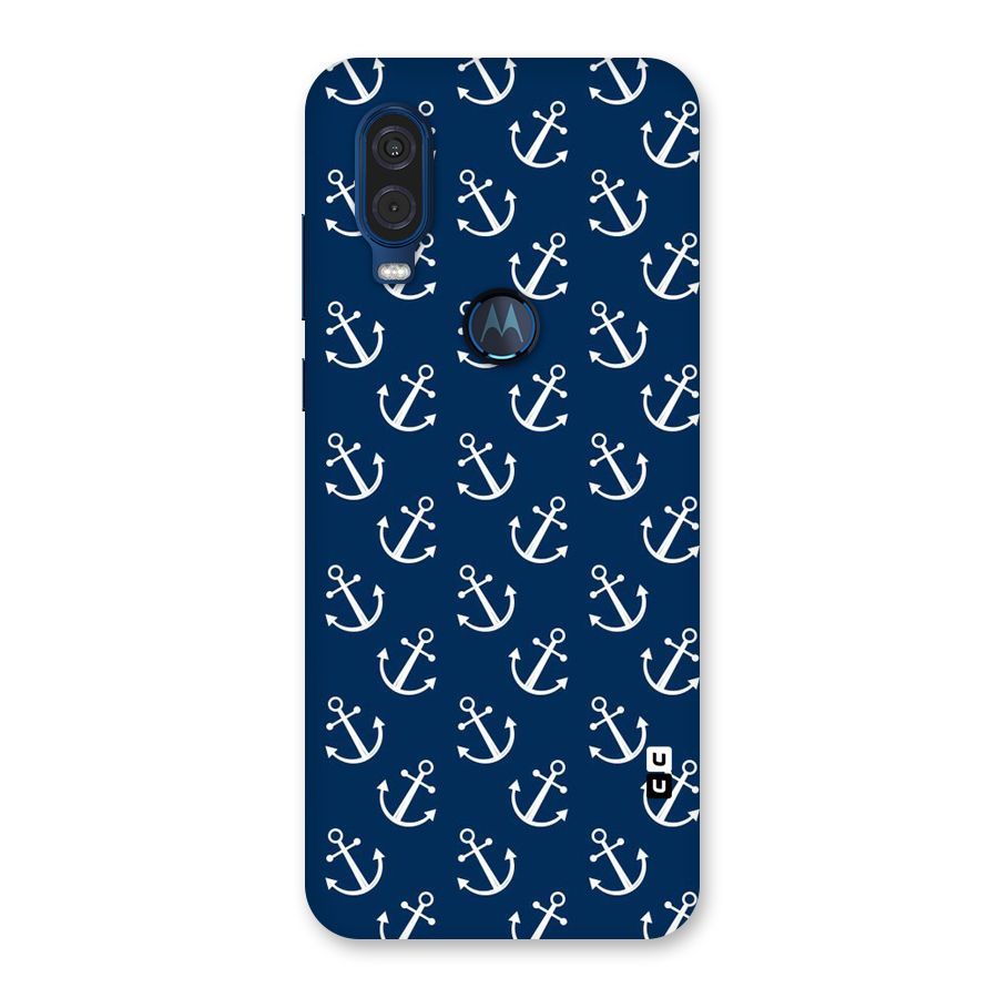 Anchor Zig Pattern Back Case for Motorola One Vision