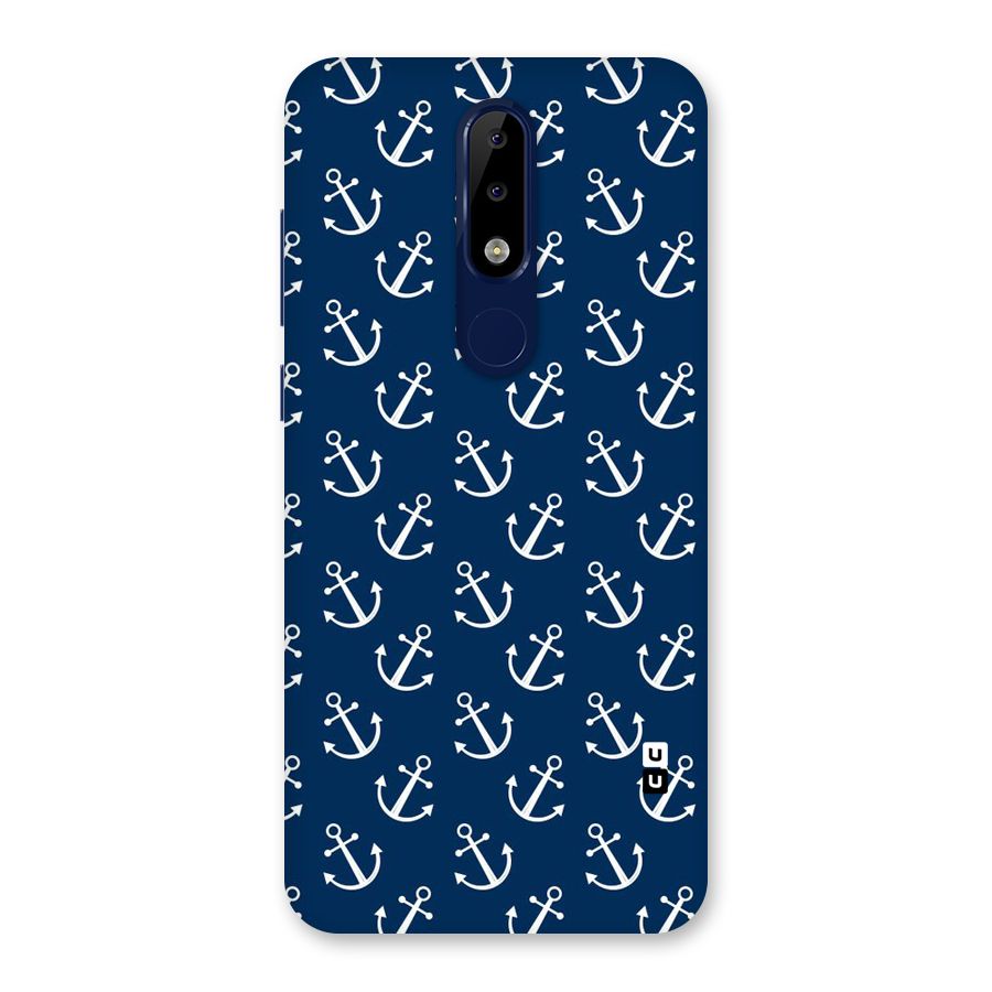 Anchor Zig Pattern Back Case for Nokia 5.1 Plus