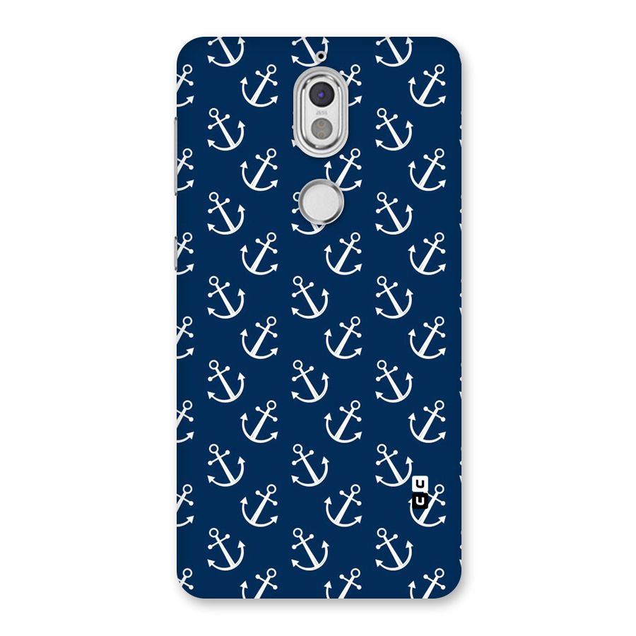 Anchor Zig Pattern Back Case for Nokia 7