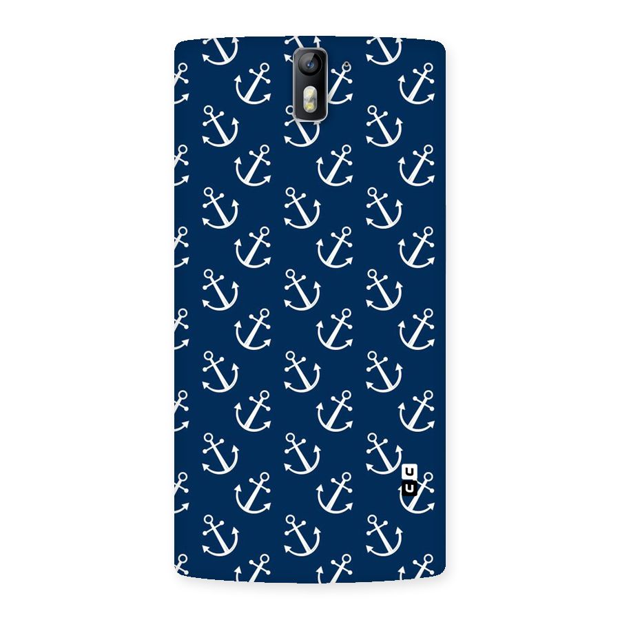 Anchor Zig Pattern Back Case for One Plus One