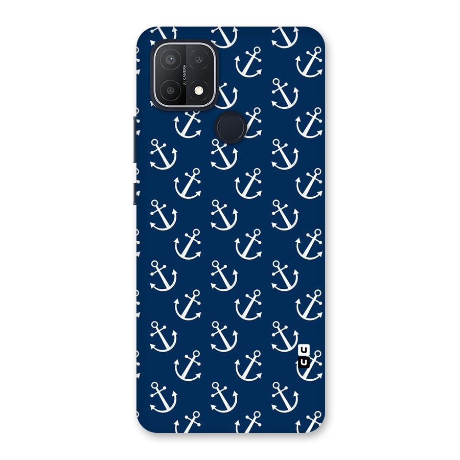Anchor Zig Pattern Back Case for Oppo A15s