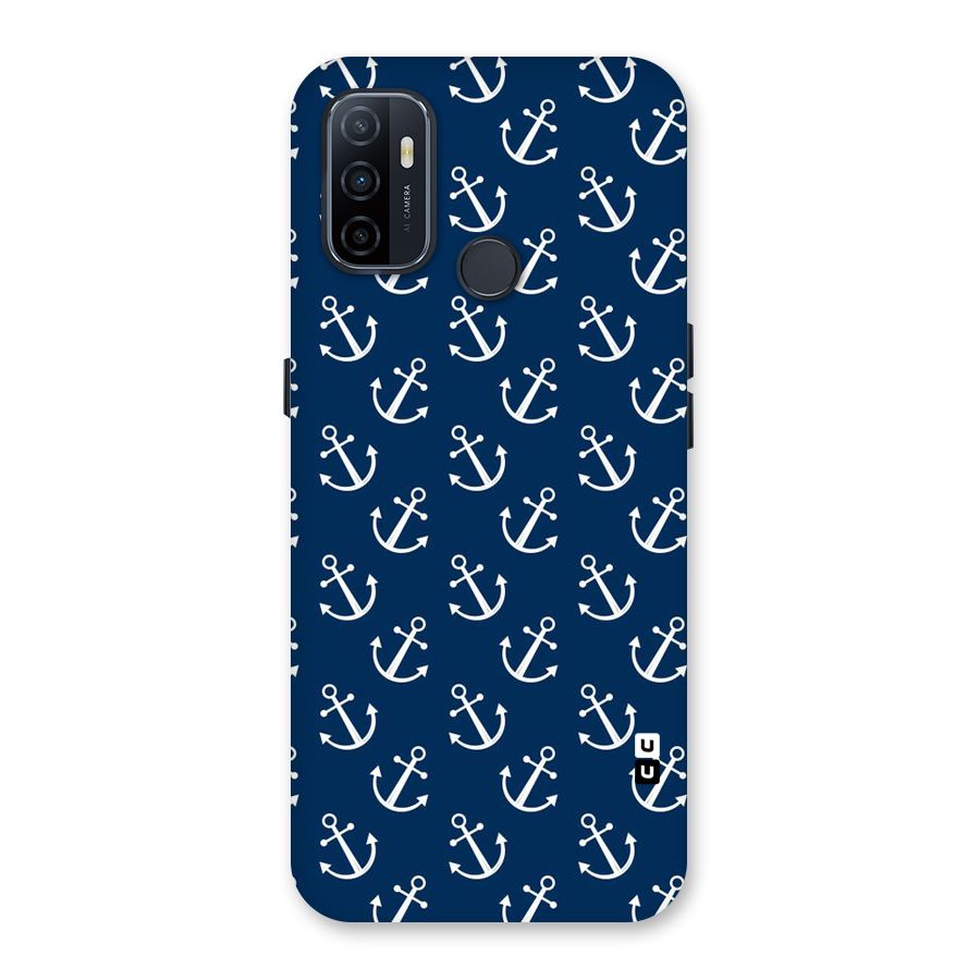 Anchor Zig Pattern Back Case for Oppo A32