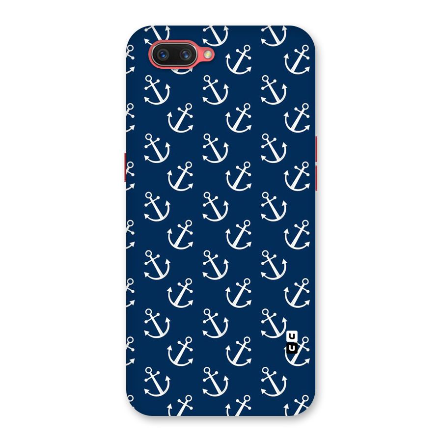 Anchor Zig Pattern Back Case for Oppo A3s