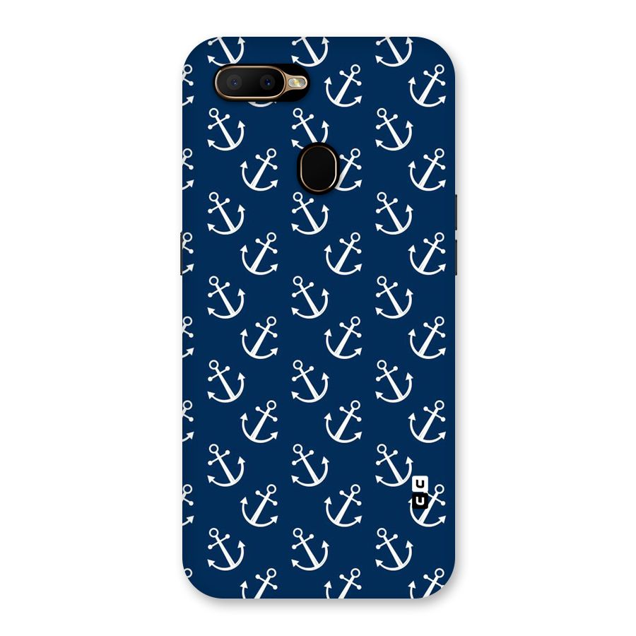 Anchor Zig Pattern Back Case for Oppo A5s