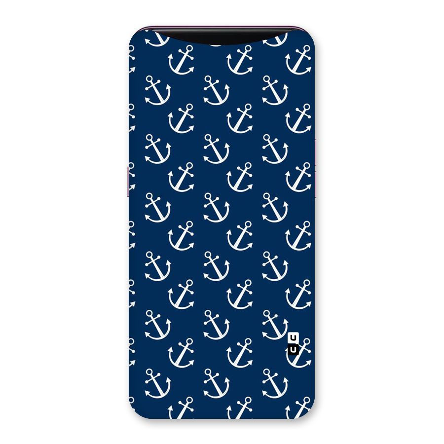 Anchor Zig Pattern Back Case for Oppo Find X