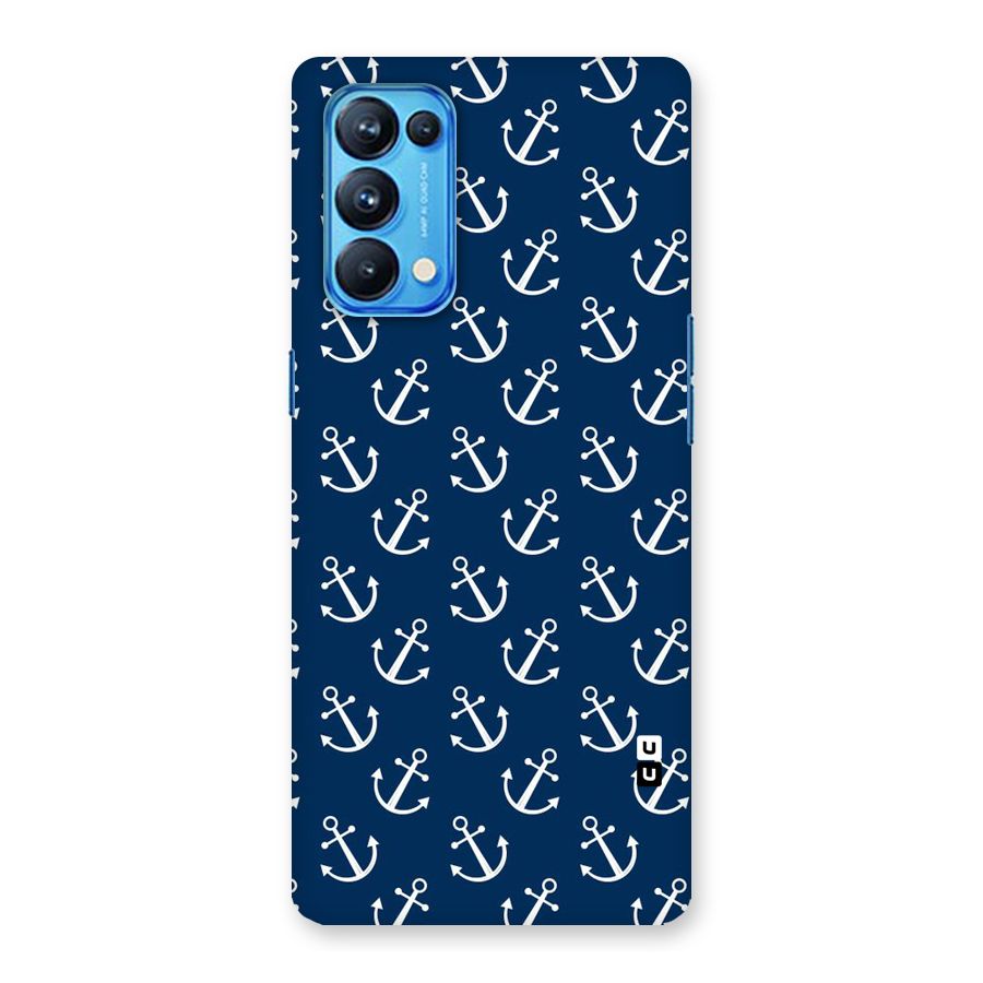Anchor Zig Pattern Back Case for Oppo Reno5 Pro 5G