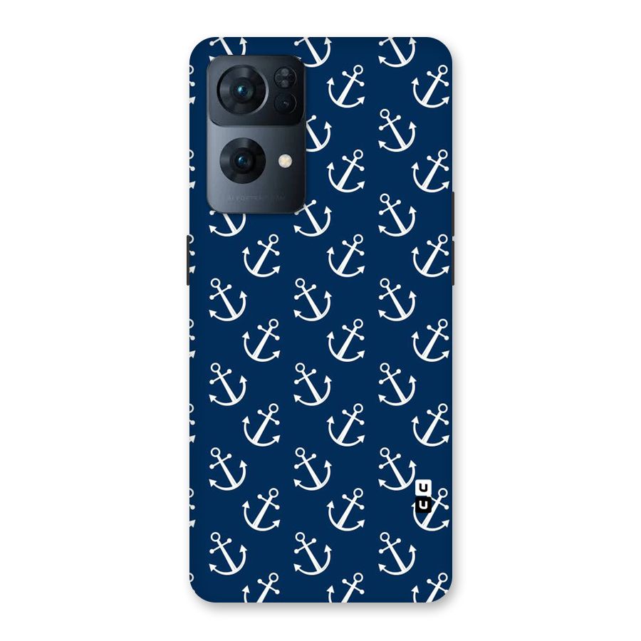 Anchor Zig Pattern Back Case for Oppo Reno7 Pro 5G