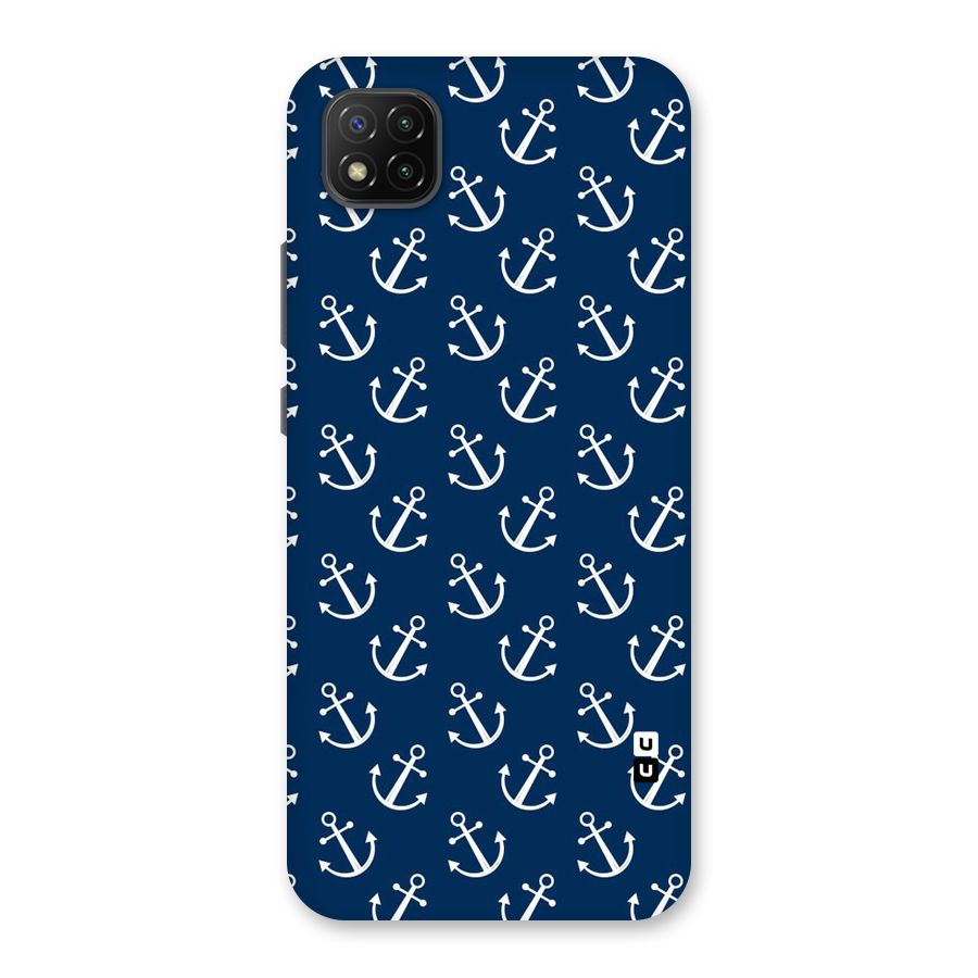 Anchor Zig Pattern Back Case for Poco C3