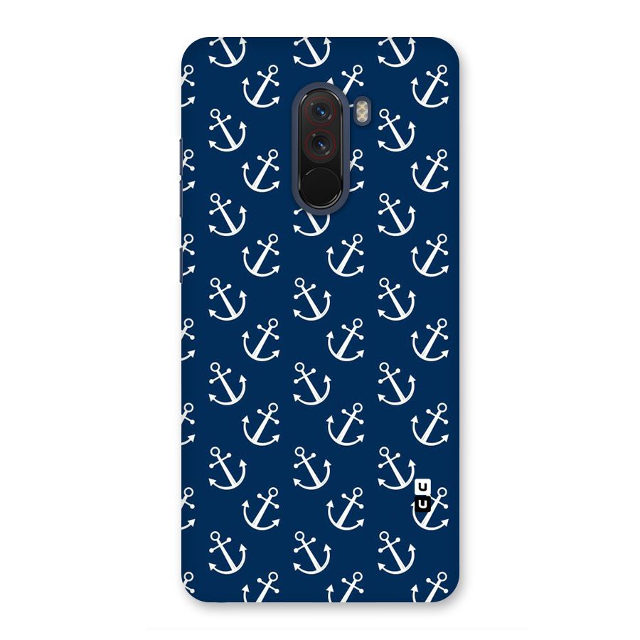 Anchor Zig Pattern Back Case for Poco F1