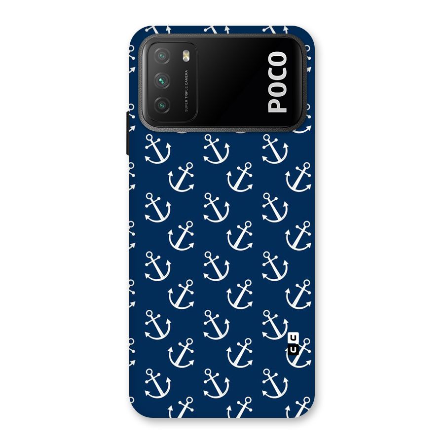 Anchor Zig Pattern Back Case for Poco M3