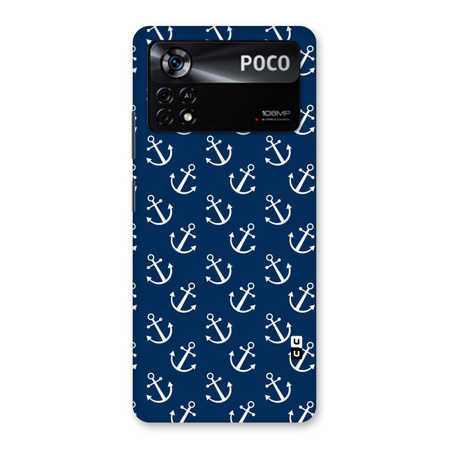 Anchor Zig Pattern Back Case for Poco X4 Pro 5G