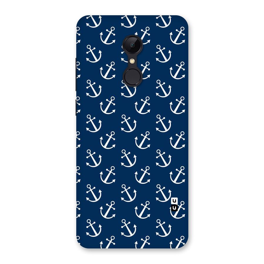 Anchor Zig Pattern Back Case for Redmi 5