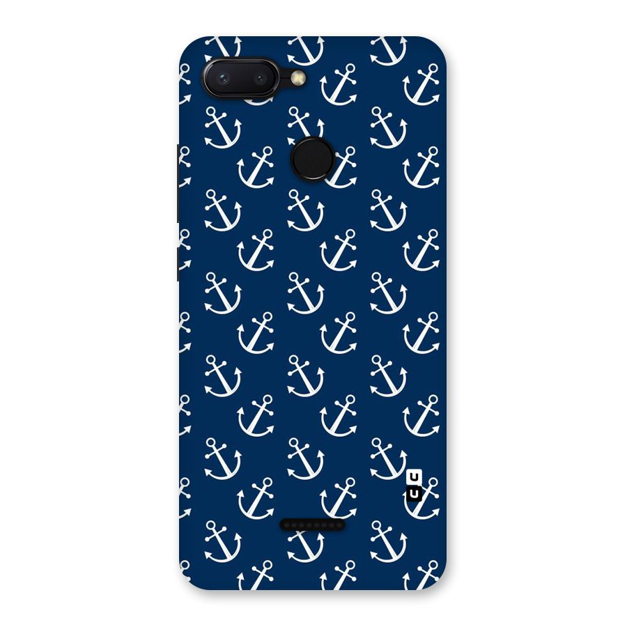 Anchor Zig Pattern Back Case for Redmi 6
