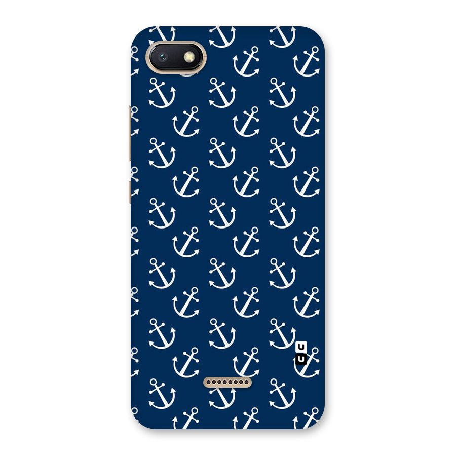 Anchor Zig Pattern Back Case for Redmi 6A