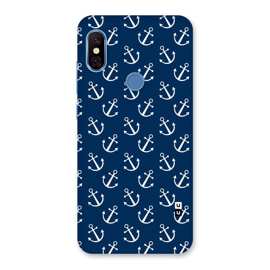 Anchor Zig Pattern Back Case for Redmi Note 6 Pro