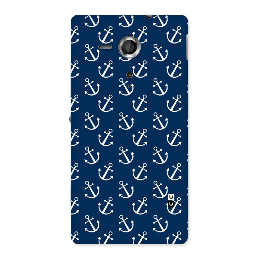 Anchor Zig Pattern Back Case for Sony Xperia SP