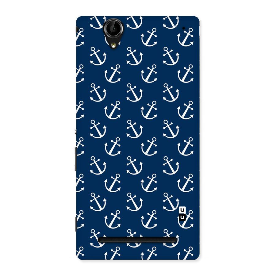 Anchor Zig Pattern Back Case for Sony Xperia T2