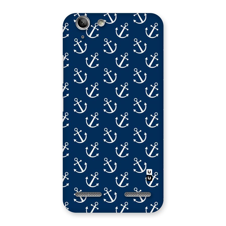 Anchor Zig Pattern Back Case for Vibe K5 Plus