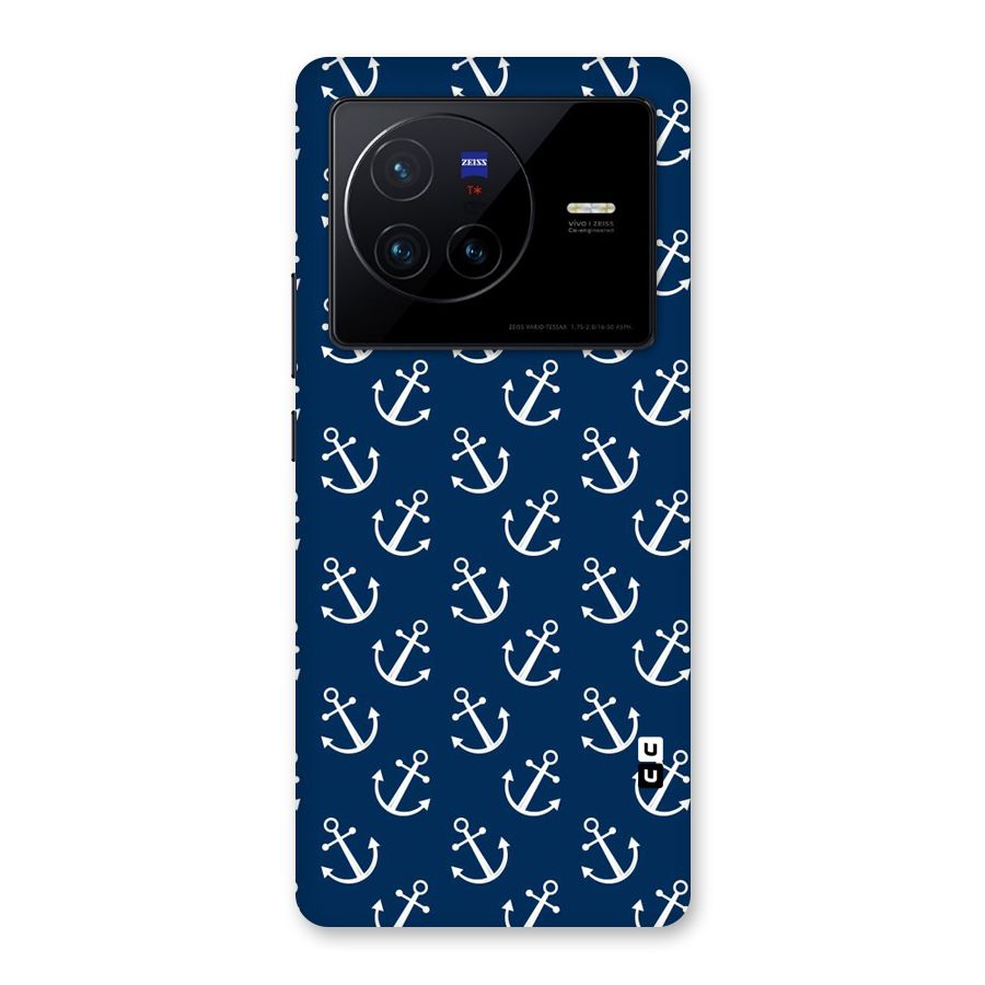 Anchor Zig Pattern Back Case for Vivo X80