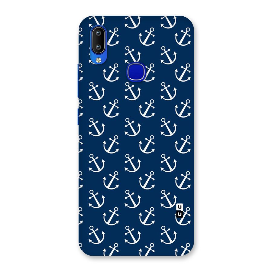 Anchor Zig Pattern Back Case for Vivo Y91