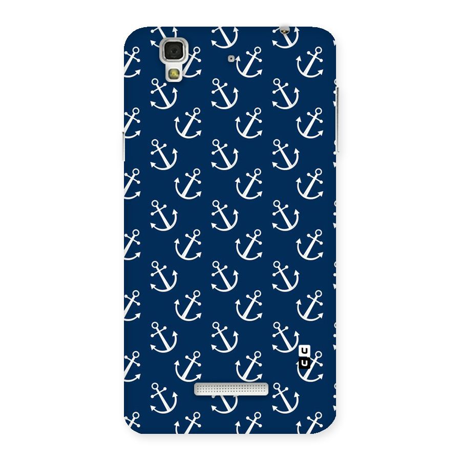 Anchor Zig Pattern Back Case for YU Yureka Plus