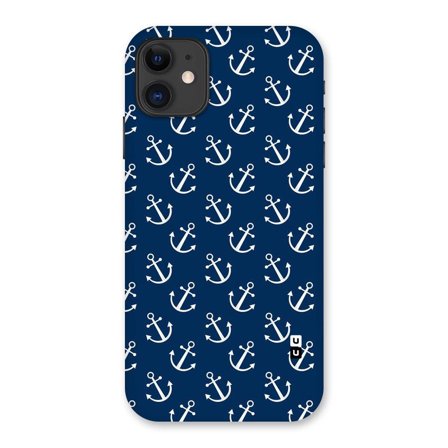 Anchor Zig Pattern Back Case for iPhone 11